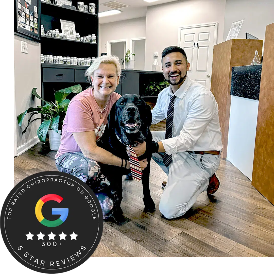 Dr. Quick with Patient and Dog - 5 Stars