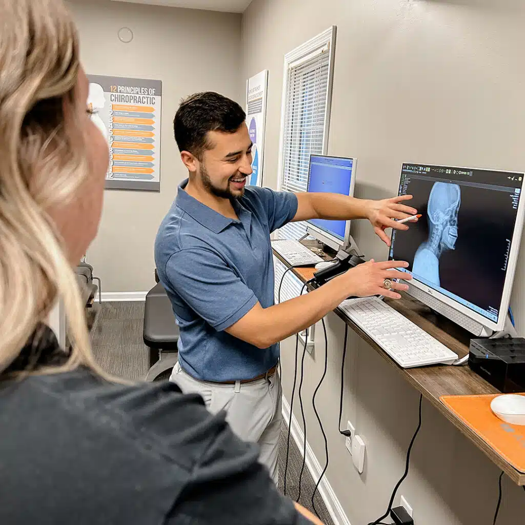 Dr. Quick with Patient